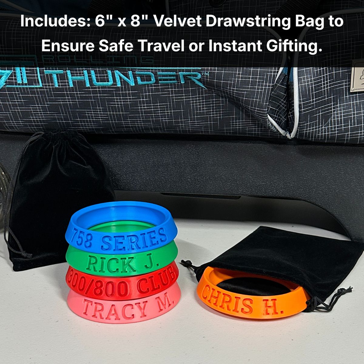 gift velvet bag bowling ball holder bowling customs