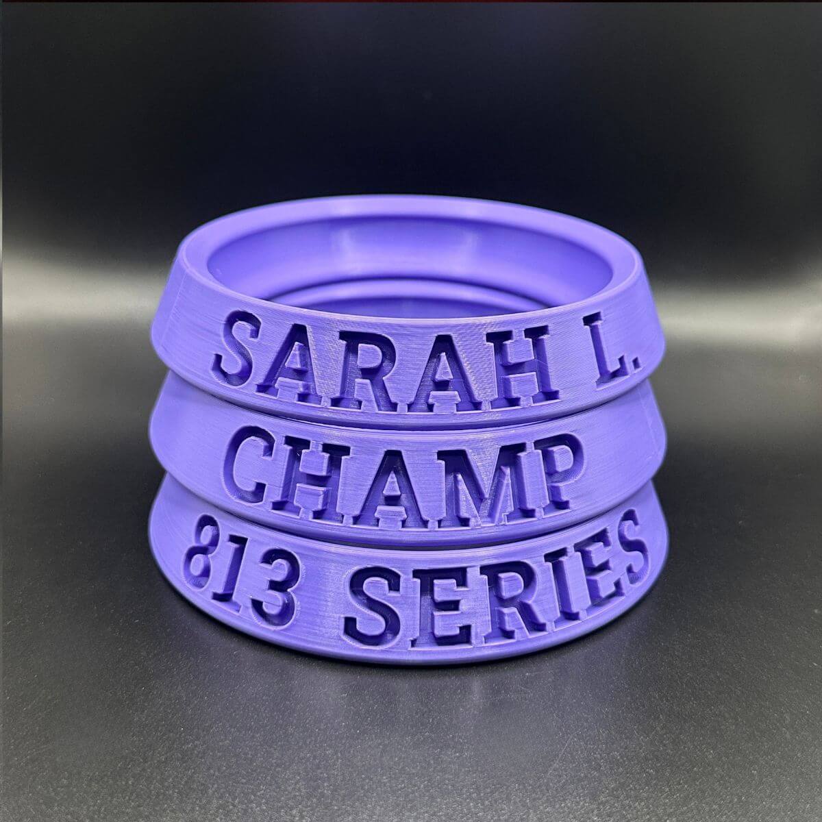 purple variant bowling ball holder bowling customs