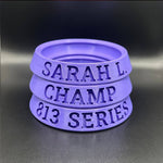 purple variant bowling ball holder bowling customs