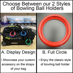 Bowling Ball Holder with Custom Text